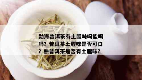 勐海普洱茶有土腥味吗能喝吗？普洱茶土腥味是否可口？熟普洱茶是否有土腥味？