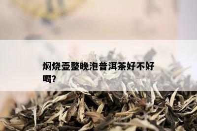 焖烧壶整晚泡普洱茶好不好喝？