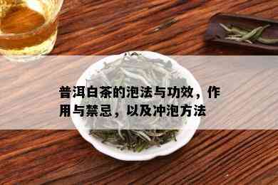 普洱白茶的泡法与功效，作用与禁忌，以及冲泡方法