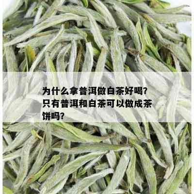 为什么拿普洱做白茶好喝？只有普洱和白茶可以做成茶饼吗？