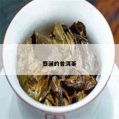 蔡澜的普洱茶