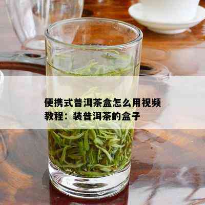 便携式普洱茶盒怎么用视频教程：装普洱茶的盒子