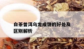 白茶普洱乌龙成饼的好处及区别解析