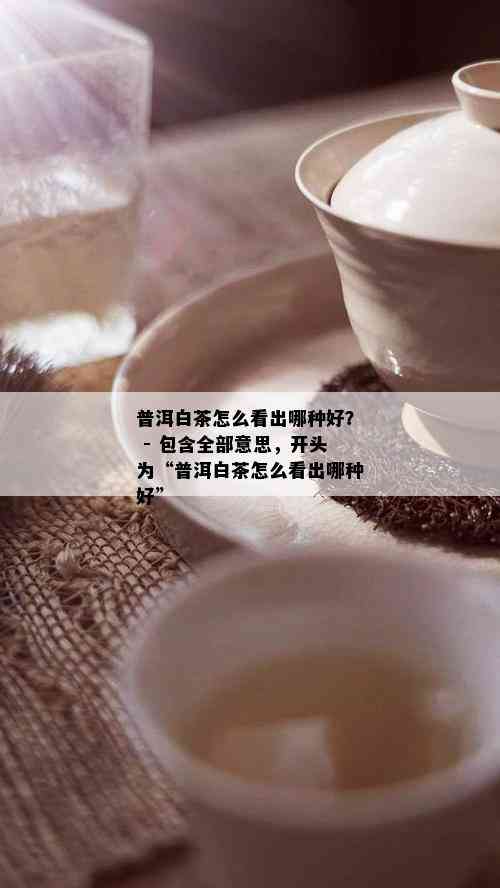 普洱白茶怎么看出哪种好？ - 包含全部意思，开头为“普洱白茶怎么看出哪种好”