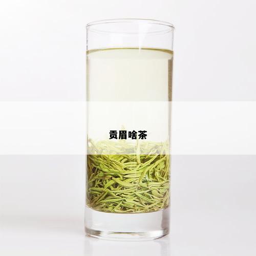 贡眉啥茶