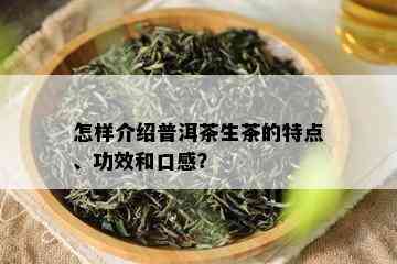 怎样介绍普洱茶生茶的特点、功效和口感？