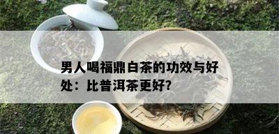 男人喝福鼎白茶的功效与好处：比普洱茶更好？