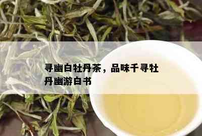 寻幽白牡丹茶，品味千寻牡丹幽游白书