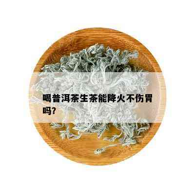 喝普洱茶生茶能降火不伤胃吗？