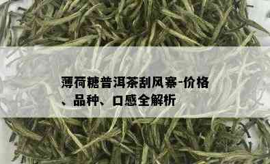 薄荷糖普洱茶刮风寨-价格、品种、口感全解析