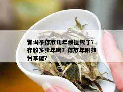 普洱茶存放几年最值钱了？存放多少年喝？存放年限如何掌握？