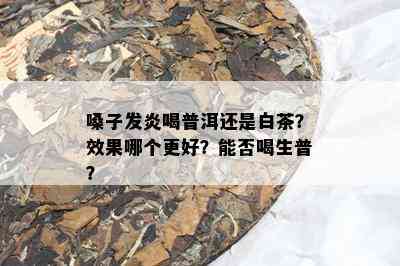 嗓子发炎喝普洱还是白茶？效果哪个更好？能否喝生普？