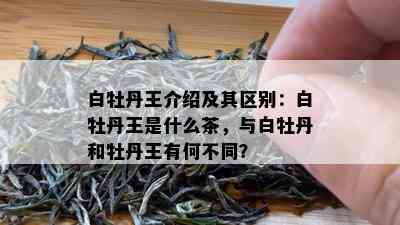 白牡丹王介绍及其区别：白牡丹王是什么茶，与白牡丹和牡丹王有何不同？