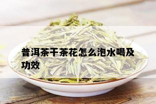 普洱茶干茶花怎么泡水喝及功效