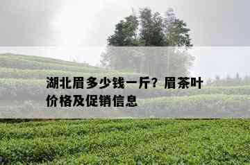 湖北眉多少钱一斤？眉茶叶价格及促销信息