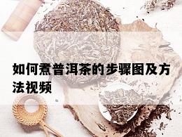 如何煮普洱茶的步骤图及方法视频