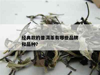 经典款的普洱茶有哪些品牌和品种？