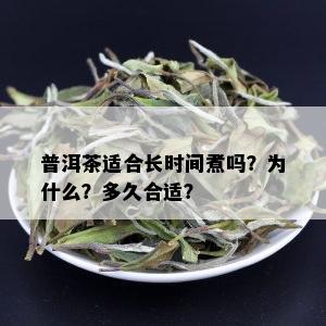 普洱茶适合长时间煮吗？为什么？多久合适？