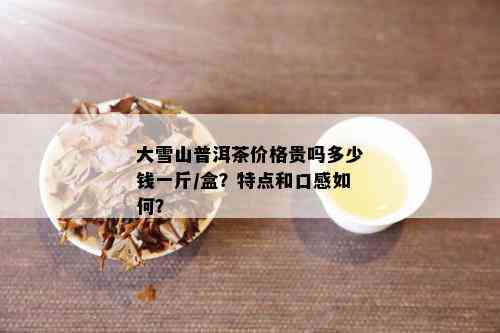 大雪山普洱茶价格贵吗多少钱一斤/盒？特点和口感如何？