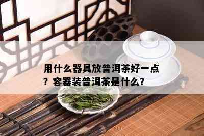 用什么器具放普洱茶好一点？容器装普洱茶是什么？