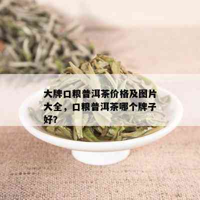 大牌口粮普洱茶价格及图片大全，口粮普洱茶哪个牌子好？