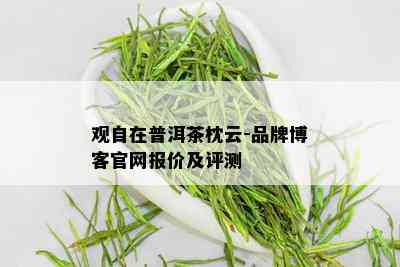 观自在普洱茶枕云-品牌博客官网报价及评测