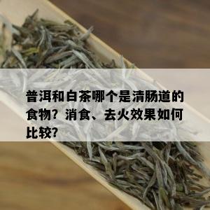 普洱和白茶哪个是清肠道的食物？消食、去火效果如何比较？