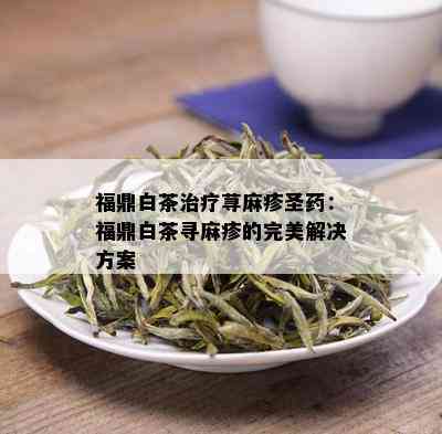 福鼎白茶治疗荨麻疹圣：福鼎白茶寻麻疹的完美解决方案