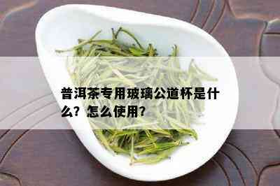 普洱茶专用玻璃公道杯是什么？怎么使用？