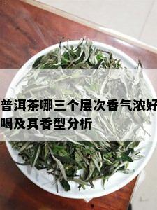 普洱茶哪三个层次香气浓好喝及其香型分析