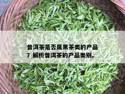 普洱茶是否属黑茶类的产品？解析普洱茶的产品类别。