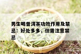 男生喝普洱茶功效作用及禁忌：好处多多，但需注意禁忌