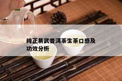 纯正易武普洱茶生茶口感及功效分析