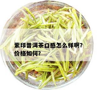 紫印普洱茶口感怎么样啊？价格如何？