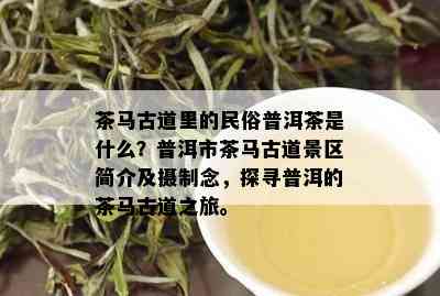 茶马古道里的民俗普洱茶是什么？普洱市茶马古道景区简介及摄制念，探寻普洱的茶马古道之旅。