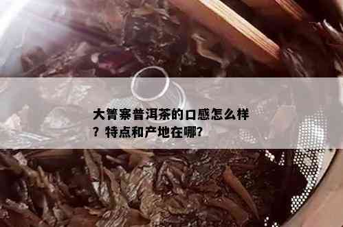 大箐寨普洱茶的口感怎么样？特点和产地在哪？