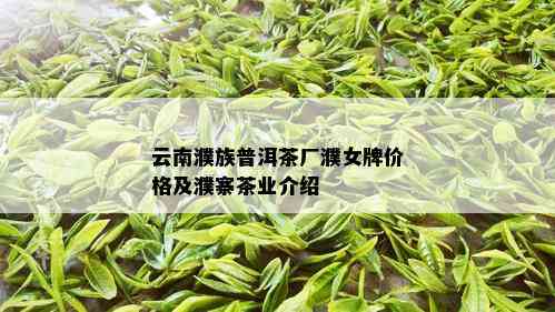 云南濮族普洱茶厂濮女牌价格及濮寨茶业介绍