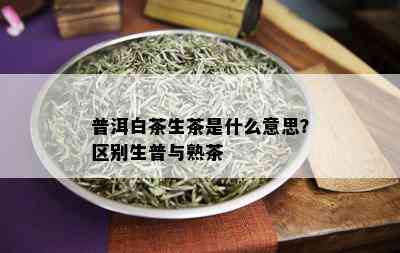 普洱白茶生茶是什么意思？区别生普与熟茶