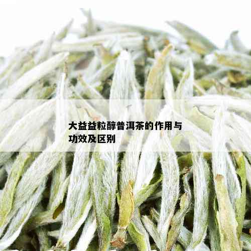 大益益粒醇普洱茶的作用与功效及区别