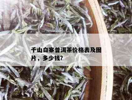 千山白寨普洱茶价格表及图片，多少钱？