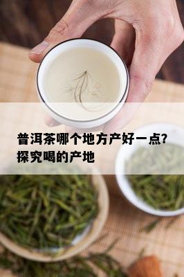 普洱茶哪个地方产好一点？探究喝的产地