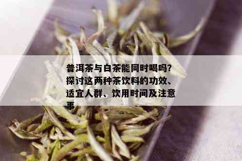 普洱茶与白茶能同时喝吗？探讨这两种茶饮料的功效、适宜人群、饮用时间及注意事