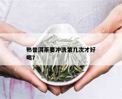 熟普洱茶要冲洗第几次才好喝？