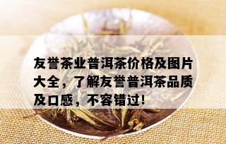 友誉茶业普洱茶价格及图片大全，了解友誉普洱茶品质及口感，不容错过！