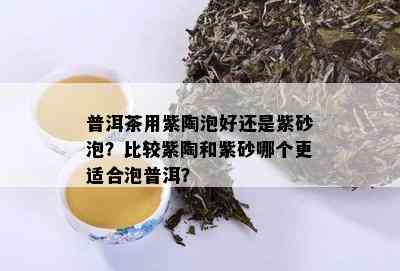 普洱茶用紫陶泡好还是紫砂泡？比较紫陶和紫砂哪个更适合泡普洱？