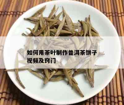 如何用茶叶制作普洱茶饼子视频及窍门