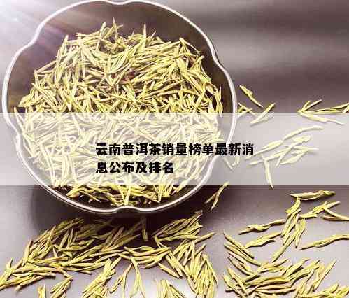 云南普洱茶销量榜单最新消息公布及排名