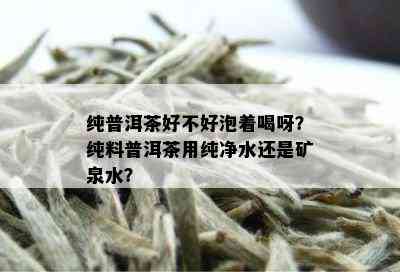 纯普洱茶好不好泡着喝呀？纯料普洱茶用纯净水还是矿泉水？