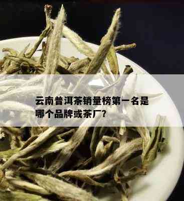 云南普洱茶销量榜之一名是哪个品牌或茶厂？