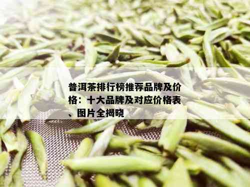 普洱茶排行榜推荐品牌及价格：十大品牌及对应价格表、图片全揭晓